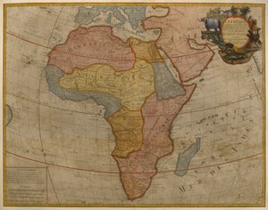 Map of Africa, Published in 1700, Paris